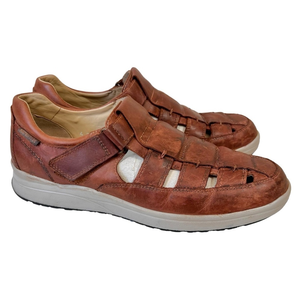 Men's Brown Leather Fisherman Sandal Sneakers